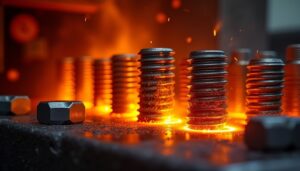 تحلیل میزان کربن در انواع گرید پیچ و مهره